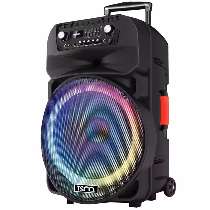 اسپیکر چمدانی بلوتوثی تسکو TS1921   میکروفون و ریموت کنترل