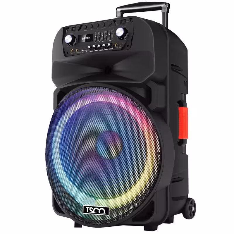 اسپیکر چمدانی بلوتوثی تسکو TS1921   میکروفون و ریموت کنترل
