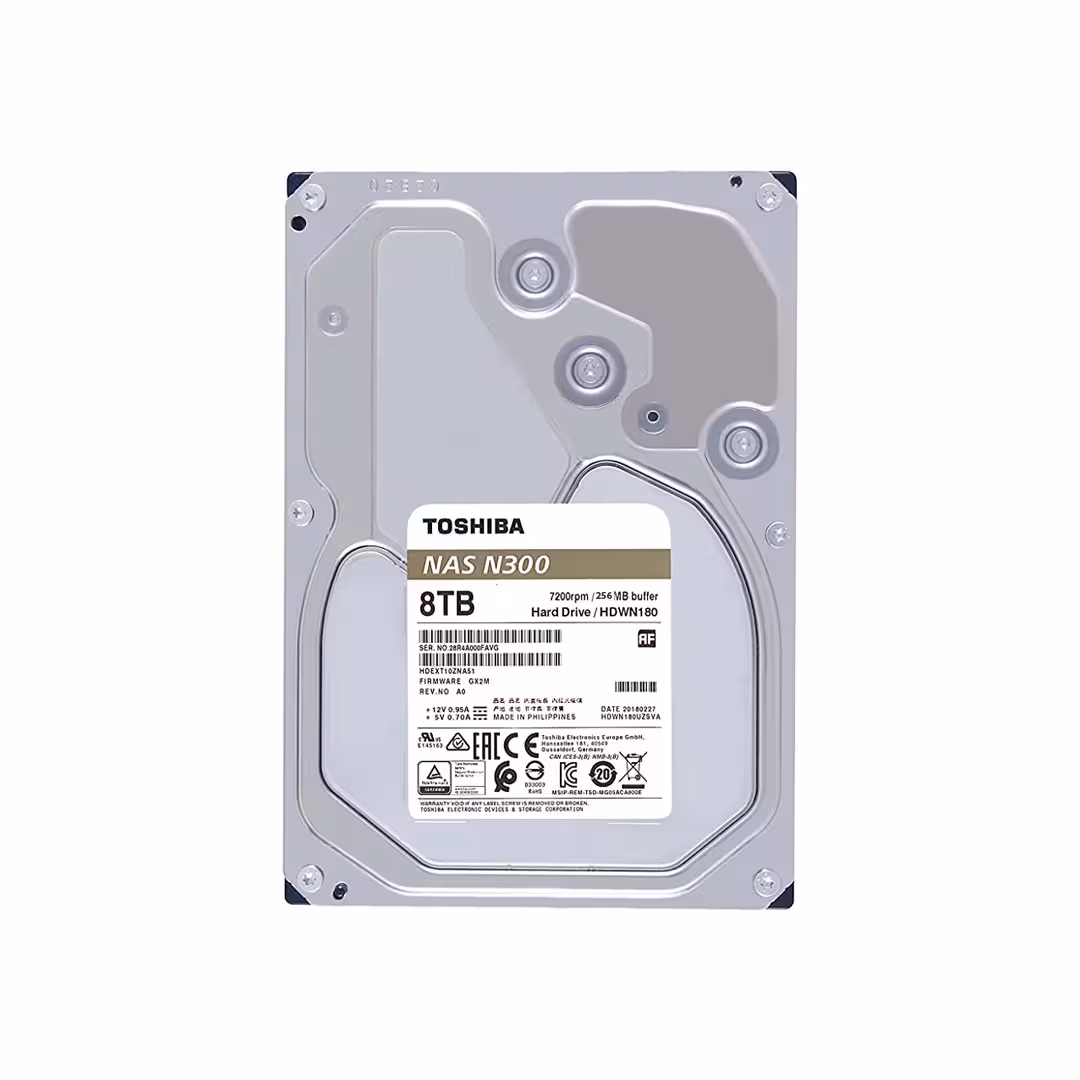هارد اینترنال توشیبا N300 ظرفیت 8 ترابایت