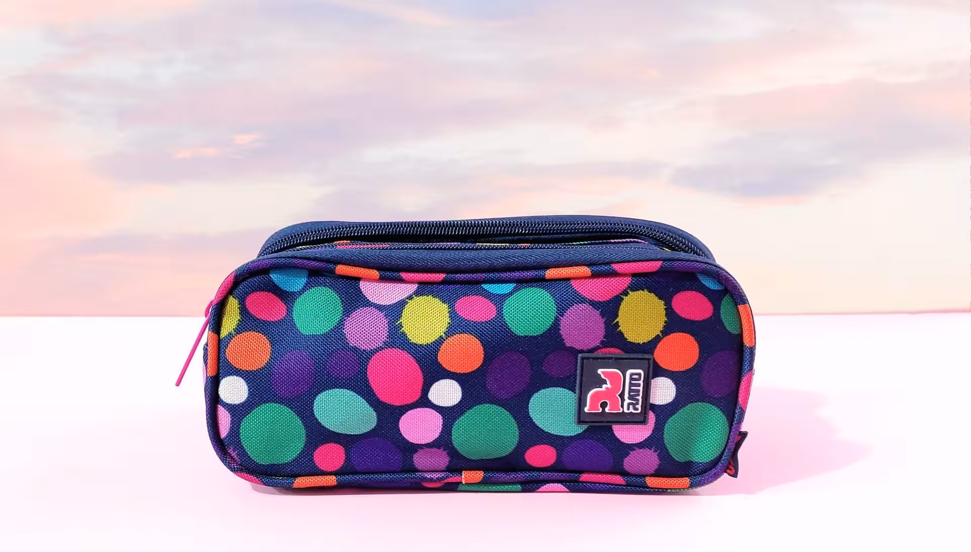 جامدادی مستطیل سه زیپ راتو کد 9637