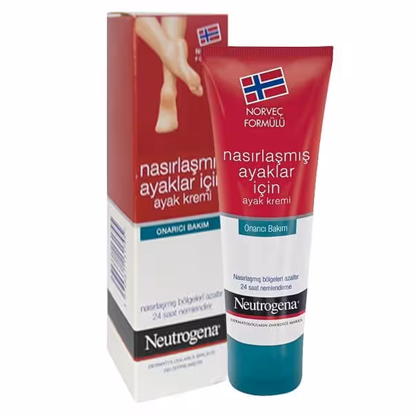 کرم قوی ترک پا مناسب پوست های ترک خورده و پینه دار نیتروژنا Neutrogena Hardness Feet Cream