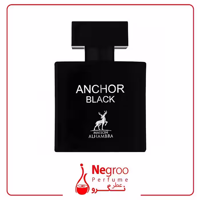 عطر ادکلن الحمبرا آنچور بلک مشابه لالیک مشکی 100 میل