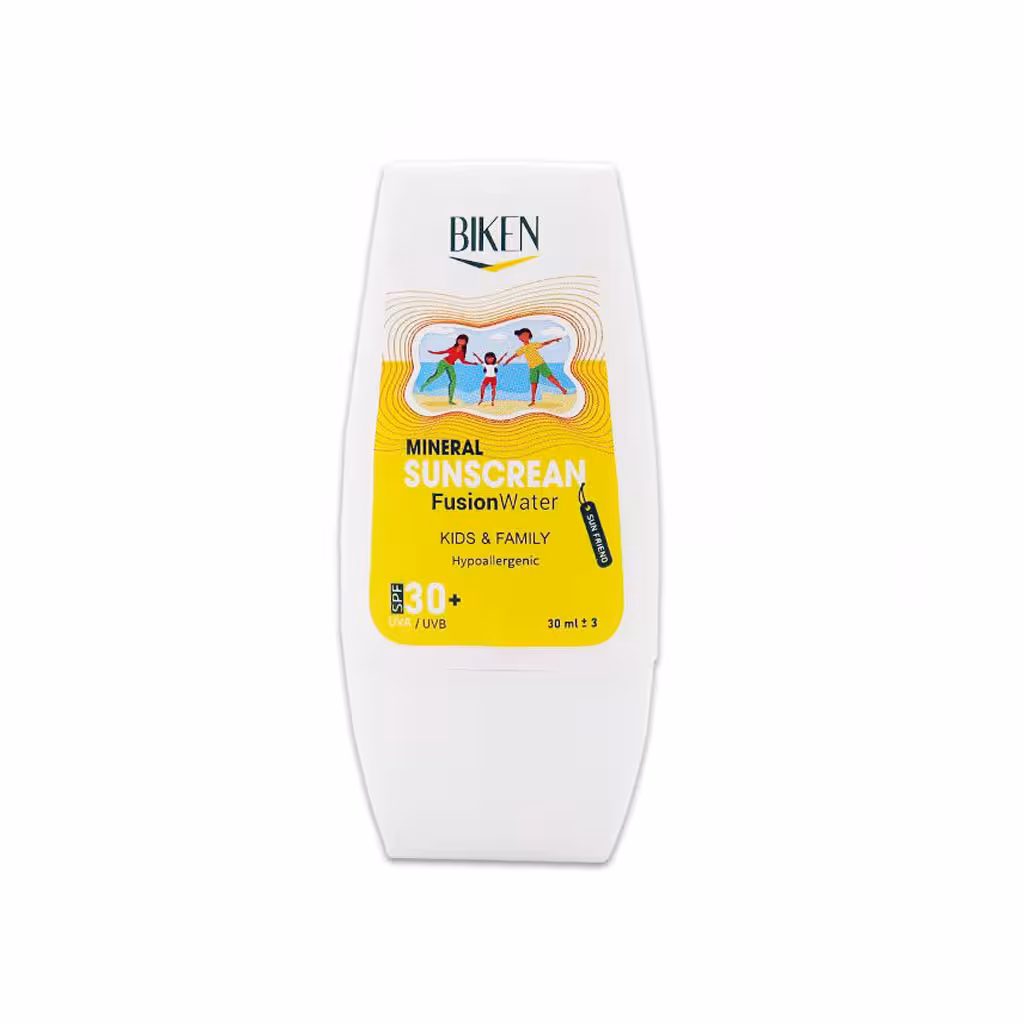 ضد آفتاب کودک spf30 فیوژن واتر 30 میلی لیتر بیکن BIKEN
