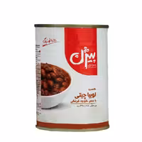 کنسرو لوبیا چیتی با سس گوجه فرنگی بیژن 380 گرمی