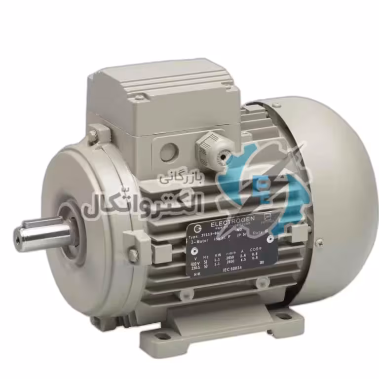 الکتروموتور سه فاز چدنی الکتروژن مدل 3000 دور 120hp B3-280fr