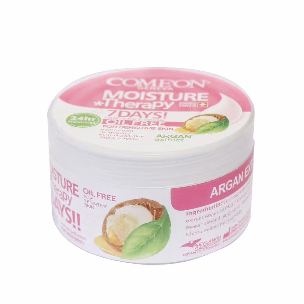 کرم دست و صورت پوست چرب کامان فاقد چربی 240 میلی لیتر