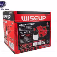 پیستوله رنگ پاش برقی وایزآپ مدل 120303 WISEUP با توان 800 وات، مناسب نقاشی و رنگ‌آمیزی