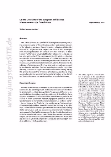خرید و دانلود نسخه کامل کتاب On the Outskirts of the European Bell Beaker Phenomenon - the Danish Case