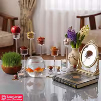 ست هفت سین پیرکس مدل پایه دار