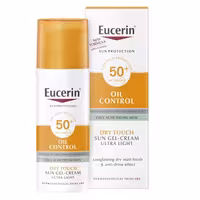 ژل ضد آفتاب و ضد جوش اوسرین EUCERIN مدل OIL CONTROL دارای SPF50 حجم 50 میل | مناسب پوست چرب
