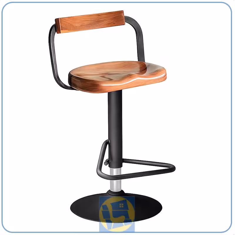 صندلی اپن کف چوب جکدار BSN109