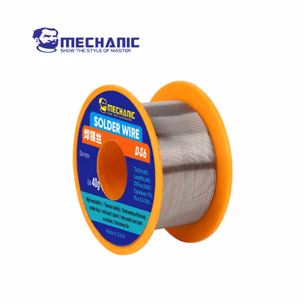 قیمت و خرید سيم قلع مکانیک - SOLDER MECHANIC DS6 (40G) 0.3MM