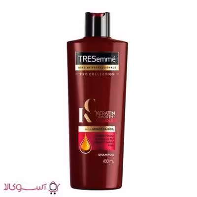 شامپو ترزمه مدل keratin smooth حجم 400 میلی لیتر