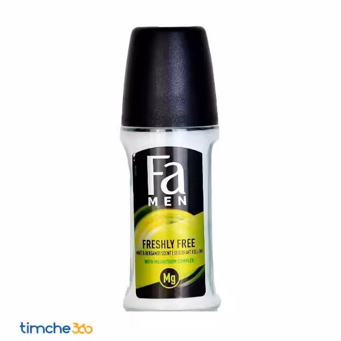 رول ضد تعریق مردانه فا مدل Freshly Free حجم 50 میلی لیتر