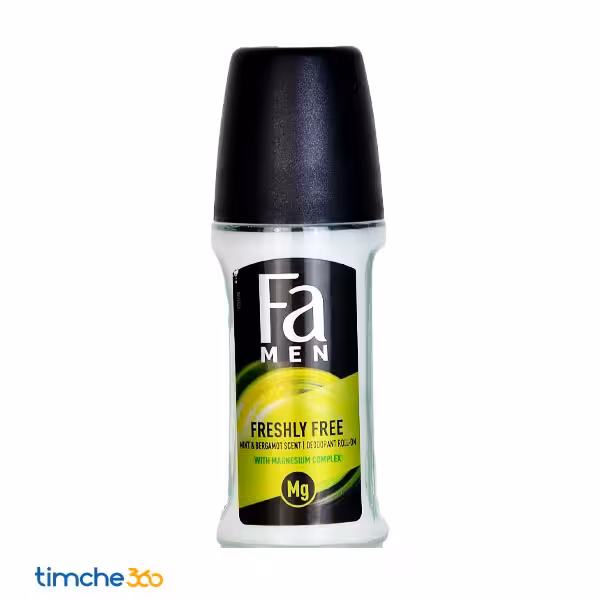 رول ضد تعریق مردانه فا مدل Freshly Free حجم 50 میلی لیتر