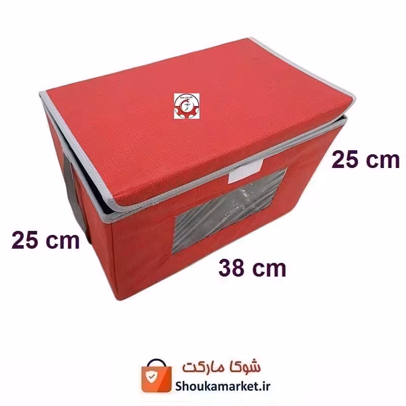 باکس و بقچه لباس و لوازم پنجره دار تاشو سایز متوسط HCV-039