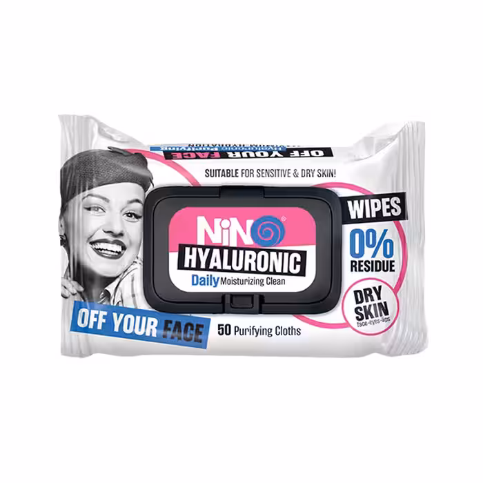 دستمال مرطوب پاک کننده آرایش و آبرسان روزانه نینو