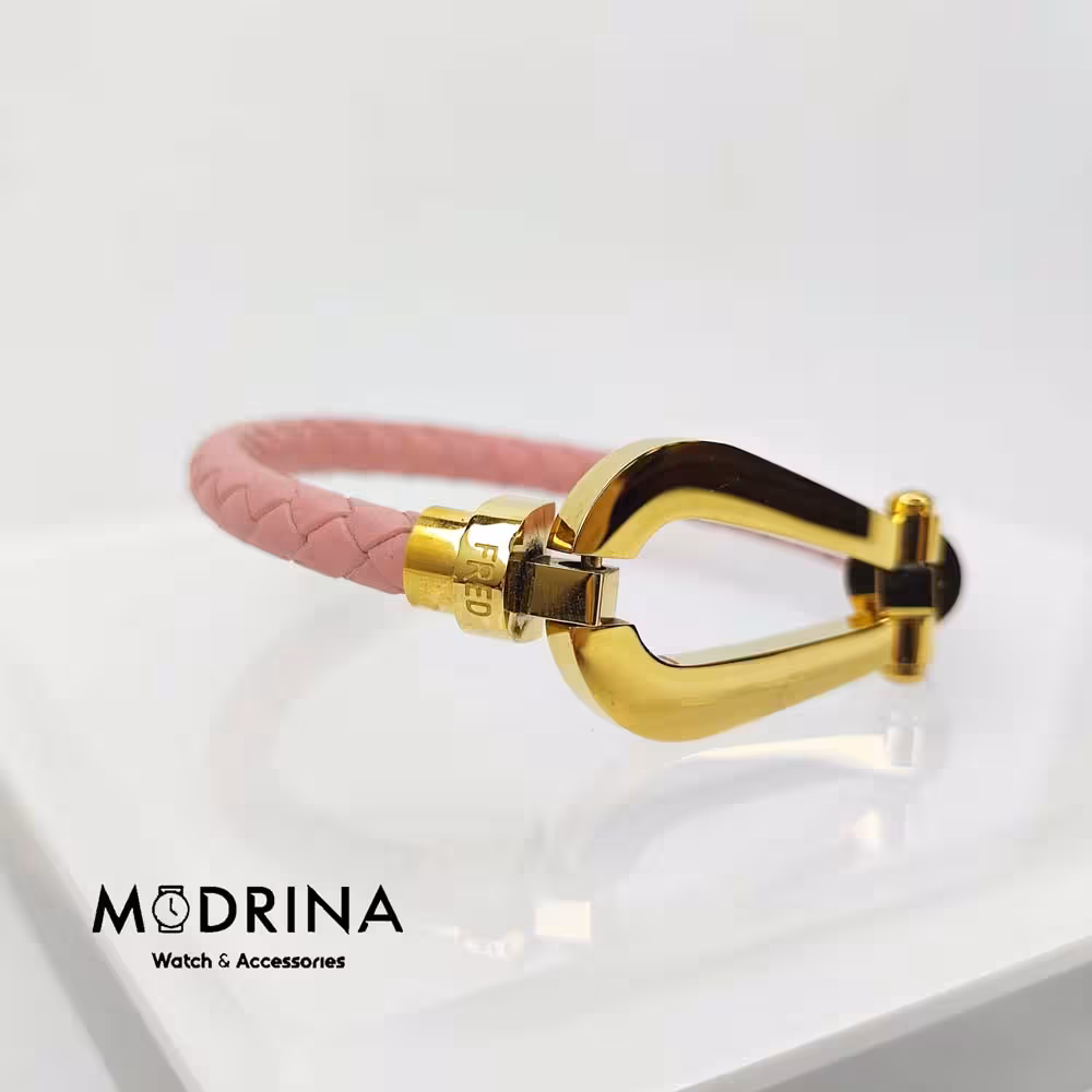 دستبند صورتی فرد سایز 18.5 (Fred)