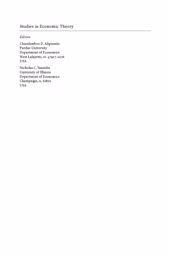 خرید و دانلود نسخه کامل کتاب Essays in dynamic general equilibrium theory: Festschrift for David Cass