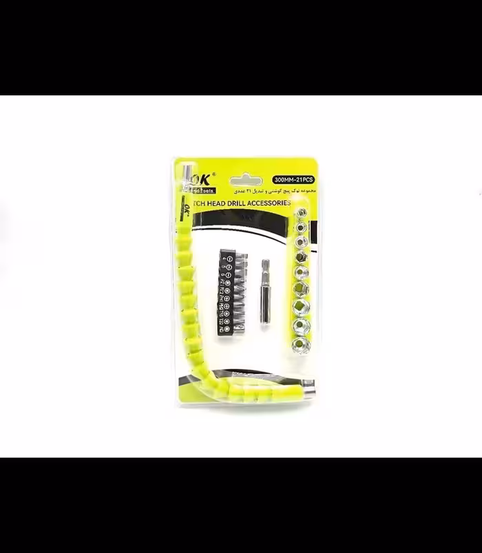 مجموعه نوک پیچ گوشتی و تبدیل 21 عددی اوکی مدل OK-3030