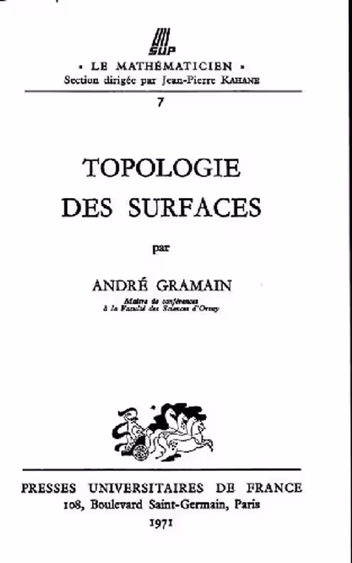 خرید و دانلود نسخه کامل کتاب Topologie des surfaces