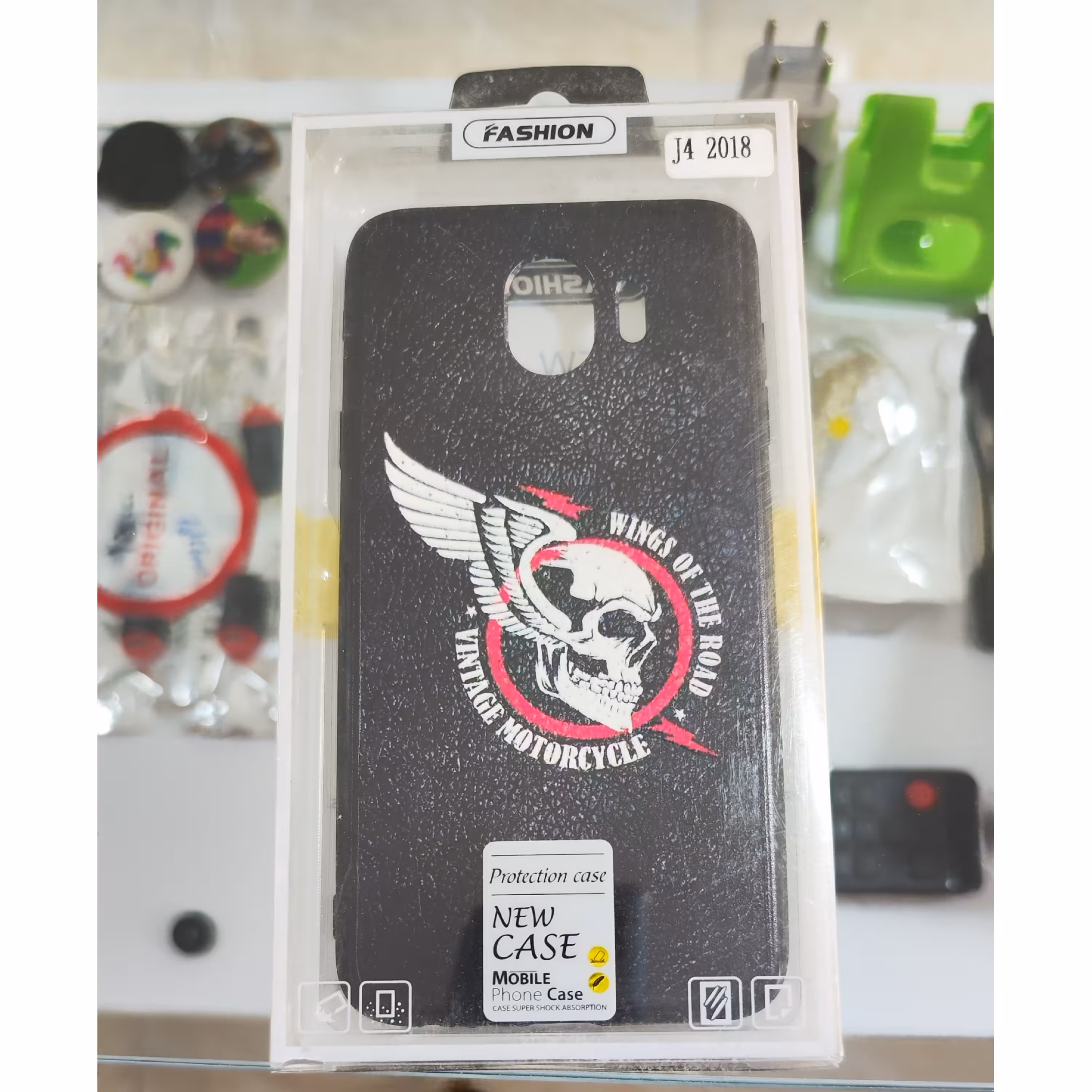 قاب طرح دار سامسونگ Samsung J4 2018 کد 8