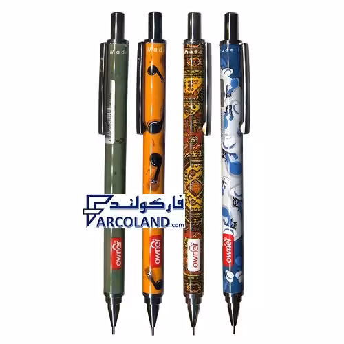 مداد فشاری اونر نوک 0.5 میلی متر طرح دار فانتری کد 11355 | OWNER | اتود نوکی