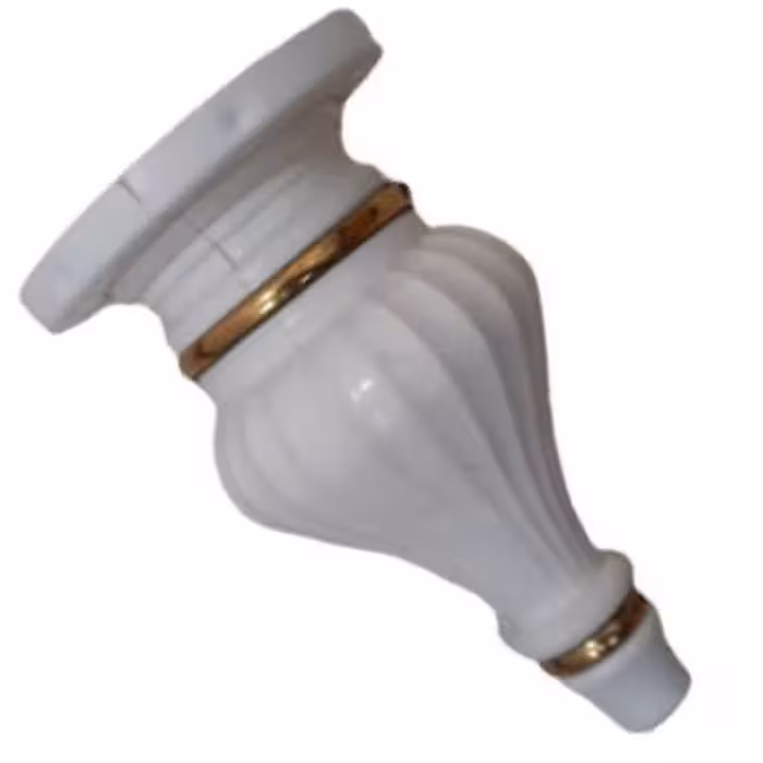 پایه مدل لوکس مبل میز آرایش بوفه دکوری رنگ سفید 18سانتی بسته دو عددی