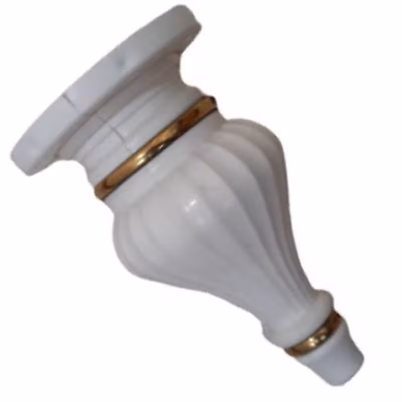 پایه مدل لوکس مبل میز آرایش بوفه دکوری رنگ سفید 18سانتی بسته دو عددی