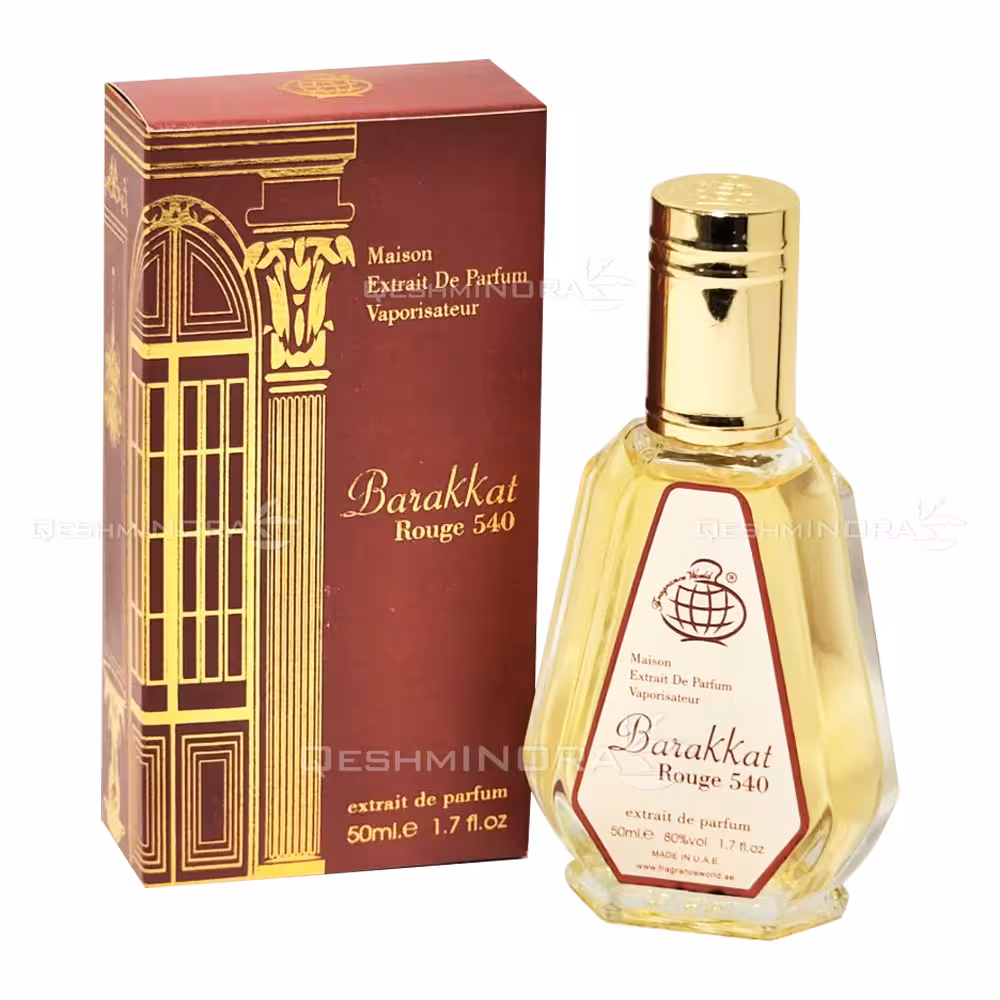 ادکلن 50 میل باراکات رژ 540 فرگرانس ورد Barakkat Rouge 540 - فروشگاه قشم اینورا