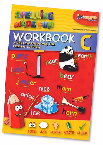 کتاب Workbook C-spelling made fun وزیری رنگی
