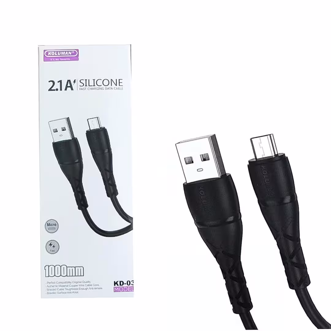 کابل تایپ سی KOLUMAN مدل KD-036 ماه گارانتی