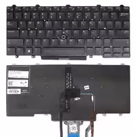 کیبورد لپ تاپ دل Dell Latitude E5470 اینتر کوچک بدون فریم با موس