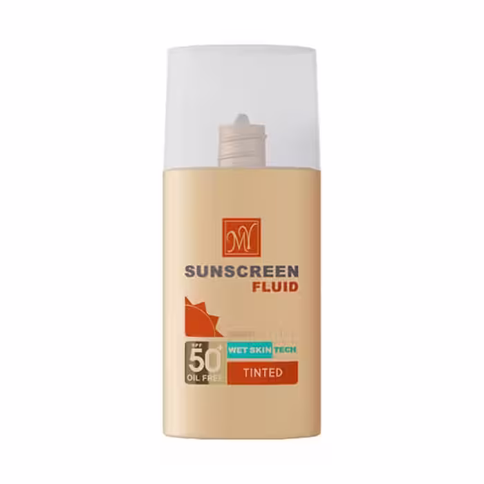 ضدآفتاب فلوئید رنگی spf50 مای