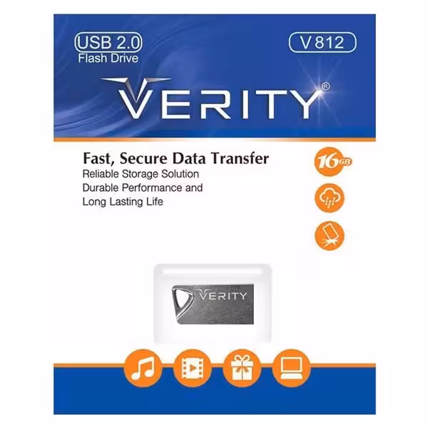 فلش مموری 16 گیگابایت وریتی مدل VERITY V812