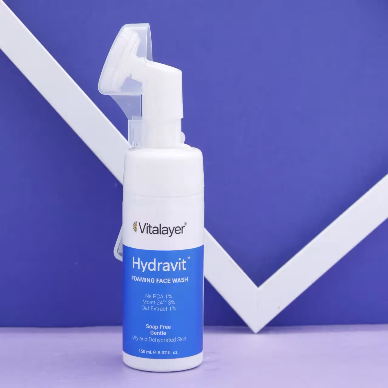 فوم شست و شوی صورت اکتی ویت Vitalayer ویتالیر 150 میل مناسب پوست خشک 92173