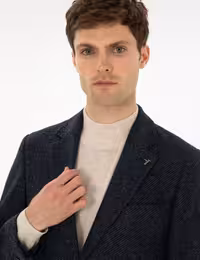 کت مردانه سرمه ای کاشارل