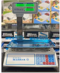 ترازو 40 کیلو علمکدار نمایشگر دوطرفه برند محک 6 رقم