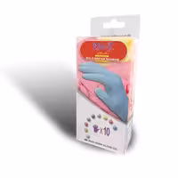 دستکش گل مریم رنگین کمان