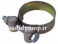 بست شیلنگ 1/4-1 اینچ ورقی هندلی (بست شلنگ 4 سانت ورقی) (جدید)