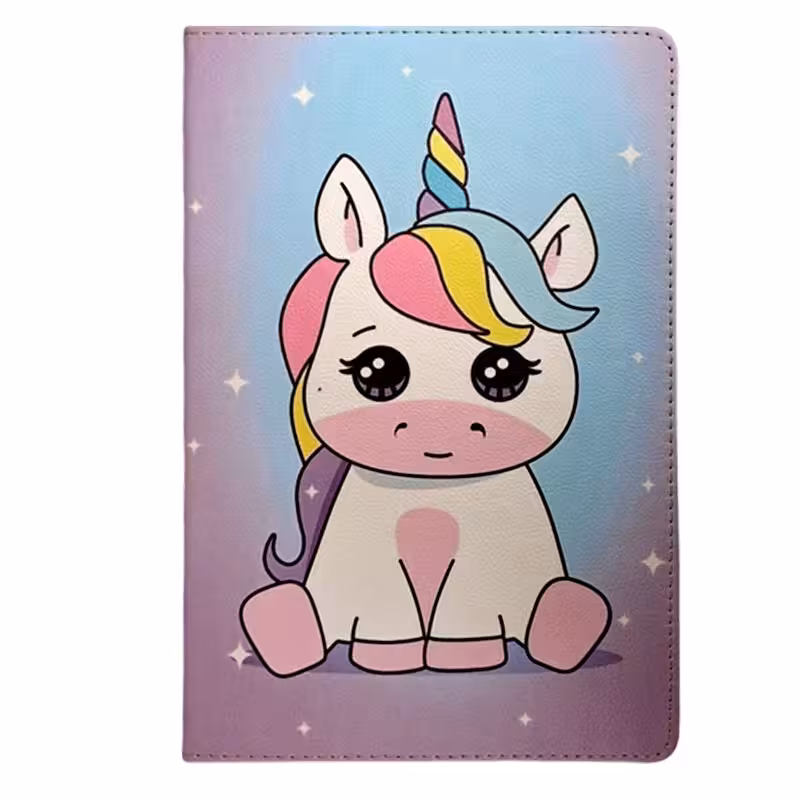 کیف طرحدار (با قاب اصلی) یونیکورن 3 | تبلت سامسونگ "10.5 اینچ" Tab A7 (T500-T505-T509)