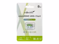 کارت حافظه MicroSDHC اگزاسند مدل ExAscend Essential-X UHS-I U1 V10 ظرفیت 8 گیگابایت