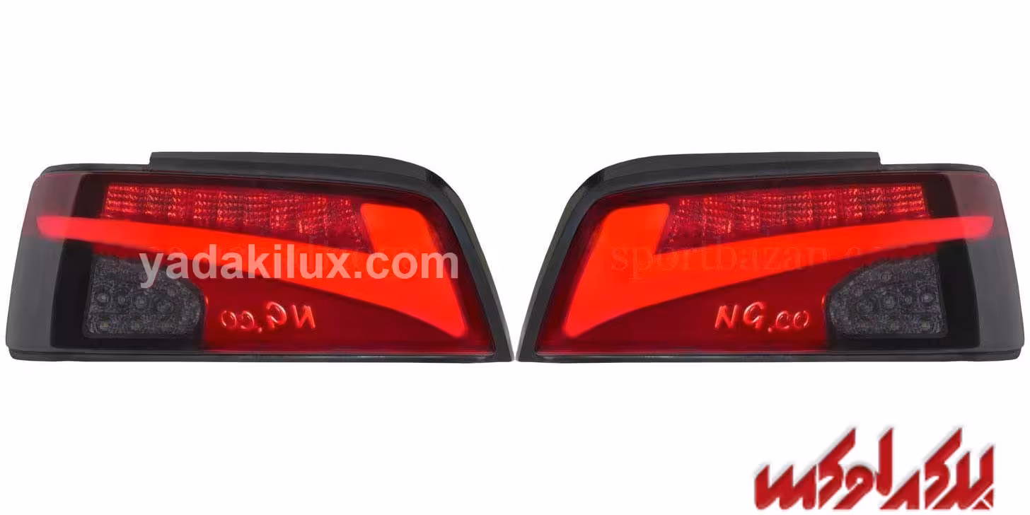 چراغ خطر پژو 405 طرح NX قرمز دودی اصل NGco