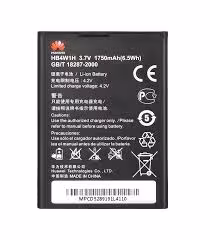 باتری موبایل هوآوی مدل HB4W1H با ظرفیت 1750mAh مناسب برای گوشی موبایل هوآوی G520/530