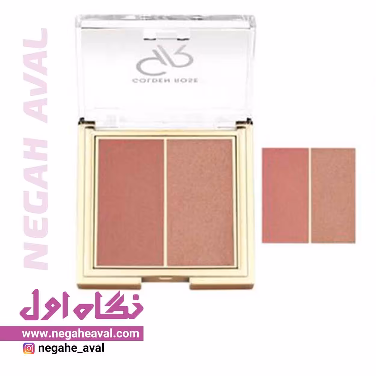 رژگونه 2 عددی Iconic گلدن رز شماره 05