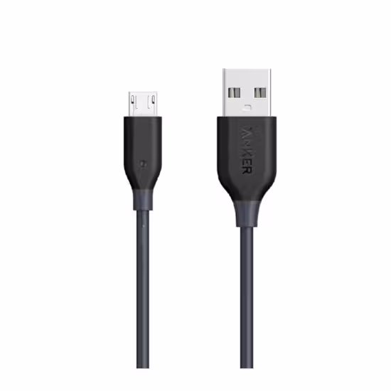 کابل 90 سانتی‌متری Micro USB انکر مدل Anker PowerLine A8132