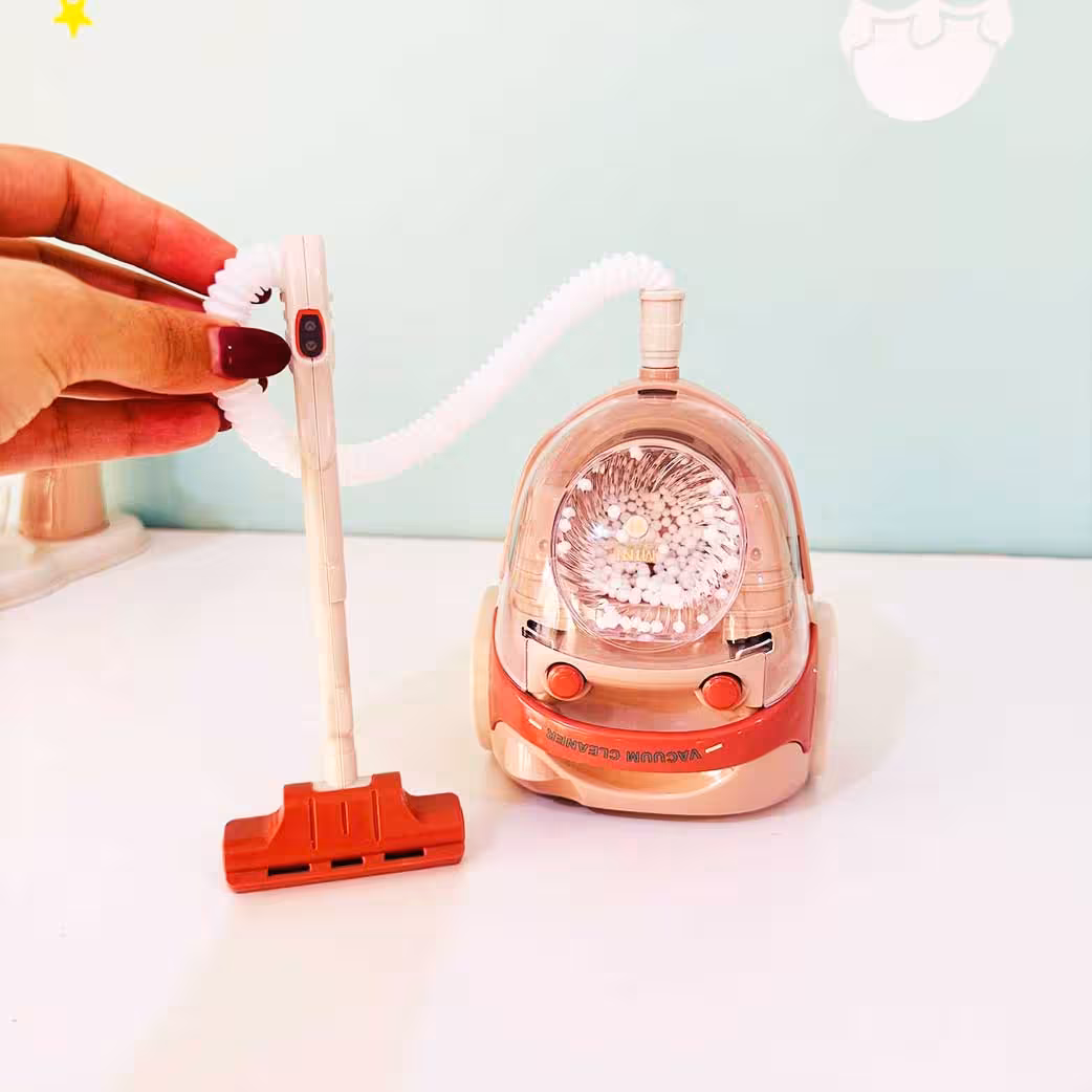 اسباب بازی وسایل خانه مدل جارو برقی(موزیکال)