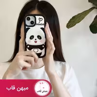 قاب گوشی پاندا کله آیینه ای آیفون - کد (82768)