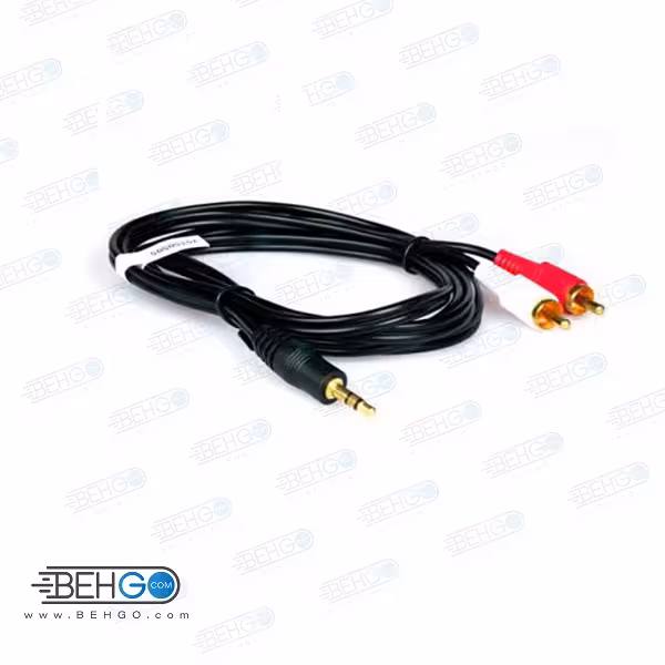 کابل تبدیل جک 3.5 میلی متری به RCA طول 1.5 متر