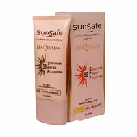 کرم ضد آفتاب کرم پودری و پرایمری SPF50 سان سیف 40 میلی‌لیتر | Sun Safe Foundation Sunscreen SPF50